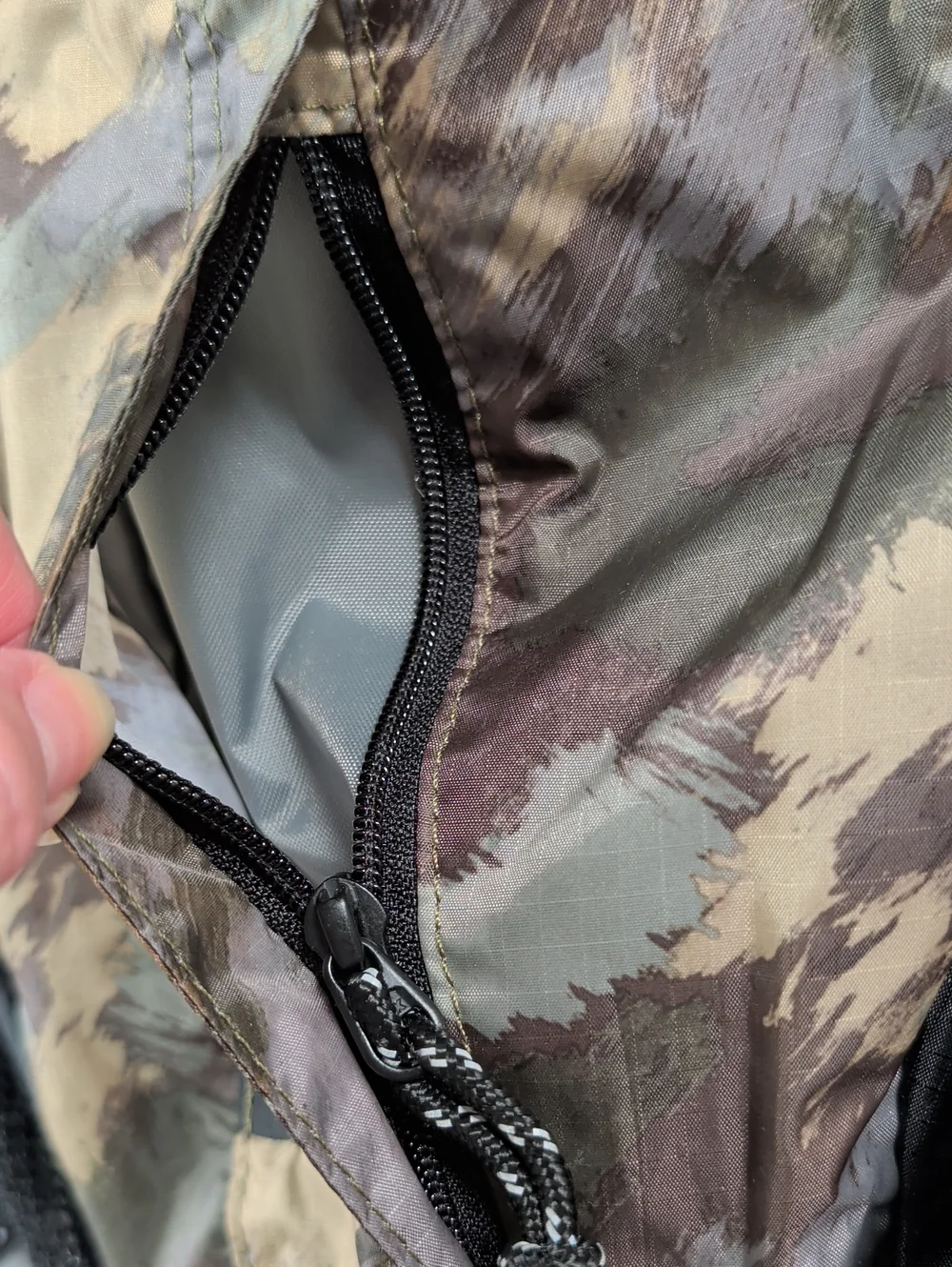 L. L. Bean, Stowaway, Camo Backpack.